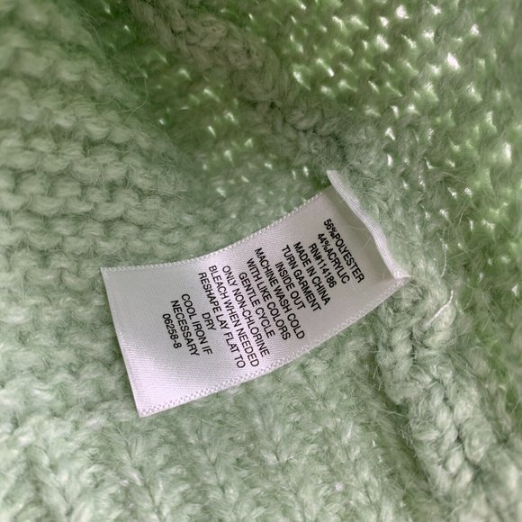 a.n.a Cardigan Green Button Down V Neck Long Sleeve NWT - Picture 6 of 9